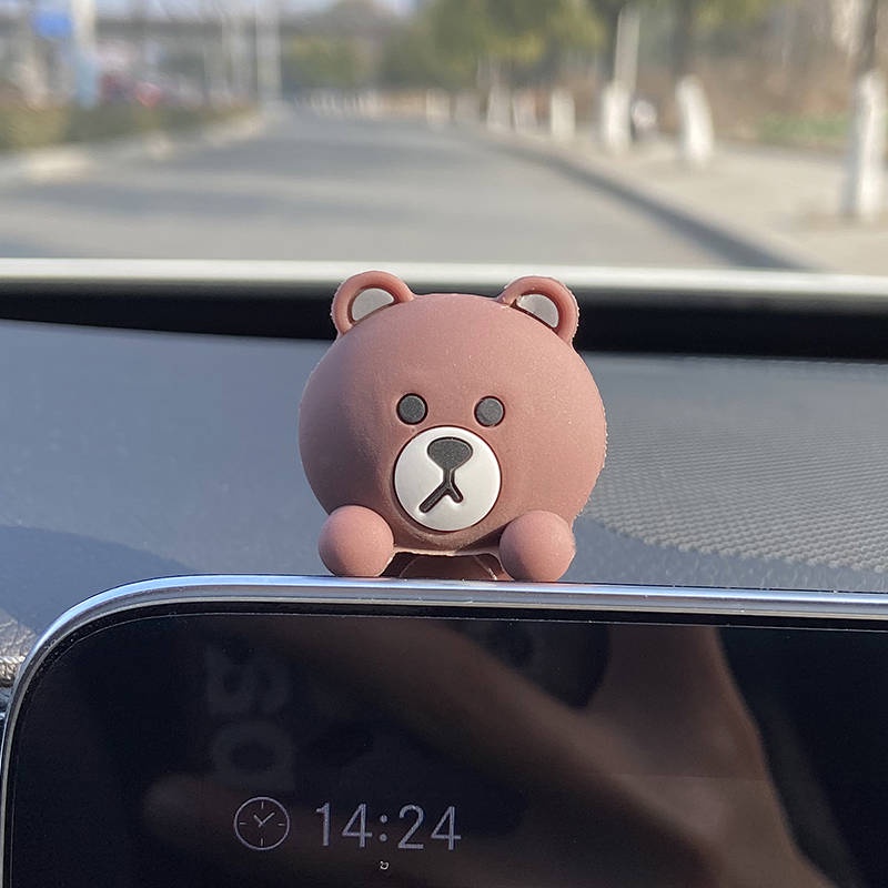 Car Decoration Car Interior Decoration Advanced Sense Dashboard Decoration Display Screen Car New High-End Elegant Cute car interior accessories