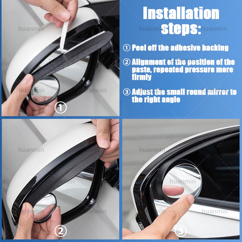 Tấm Che Mưa Hình Tròn Chống Thấm Nước Cho Gương Chiếu Hậu Xe Hơi mazda 2 3 5 6 8 cx3 cx5 cx30