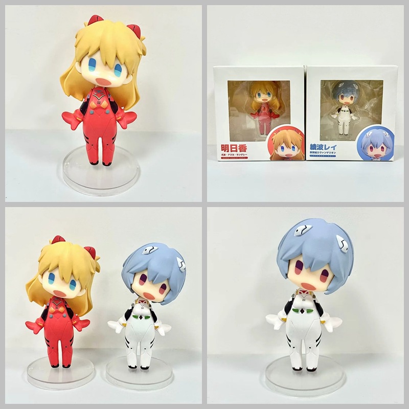 Mô Hình Nhân Vật evangelion eva ayanami rei / asuka langley soryu 11cm