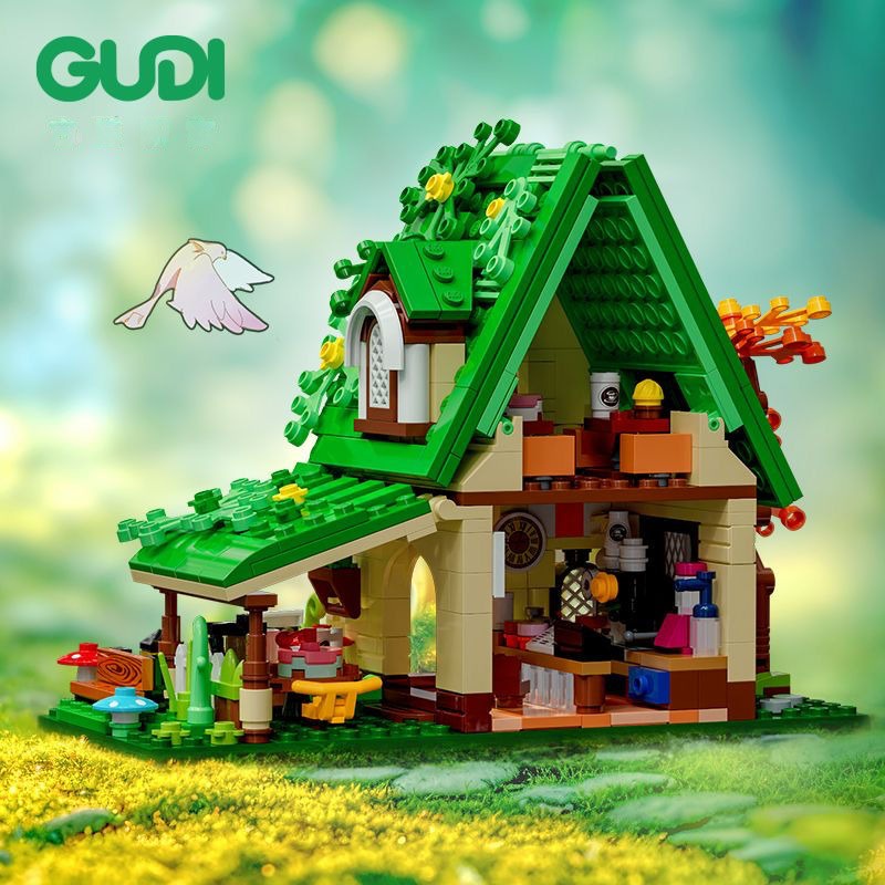 Bộ Đồ Chơi Lắp Ráp Ngôi Nhà Quán Cà Phê Nhỏ Xinh Xắn