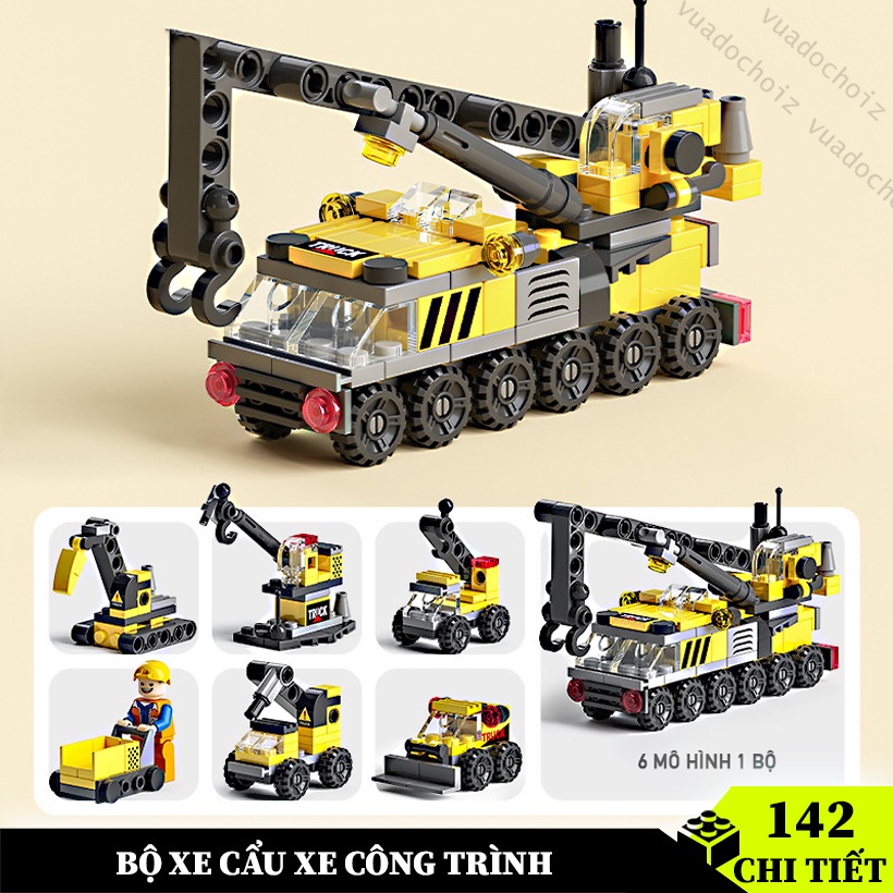 Mô Hình Đồ Chơi Lắp Ráp Xe Hơi Máy Bay Máy Bay Phát Triển Trí Thông Minh Cho Bé Trai