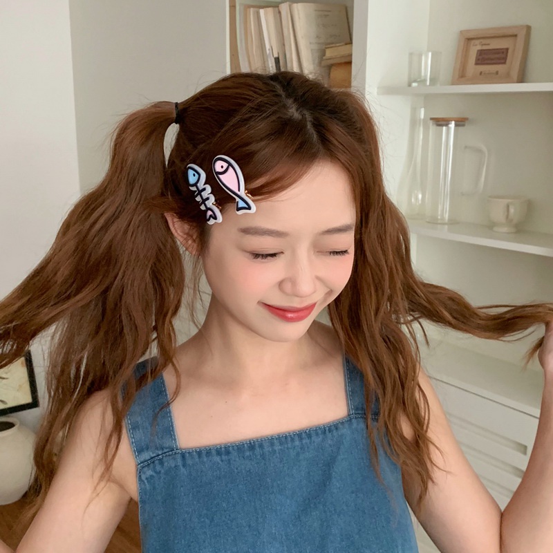 Dễ Thương Kẹp Tóc Hình Cá Hoạt Hình Đáng Yêu Cho Bé Gái