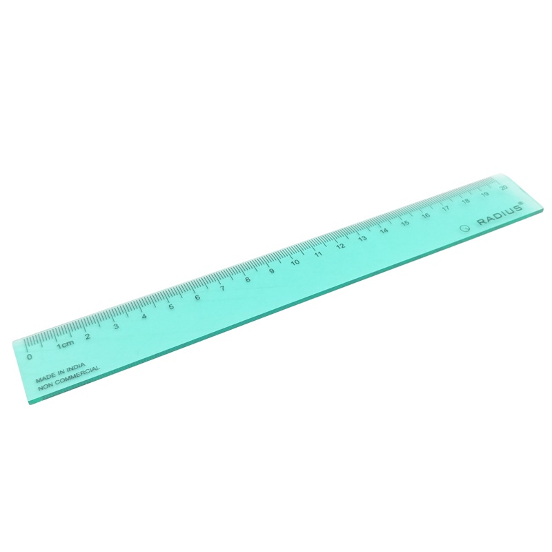 Thước Kẻ 20 cm Radius - Màu Xanh