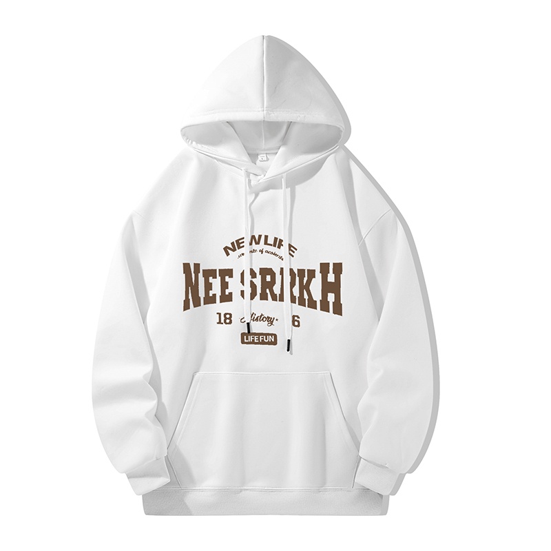 Áo hoodie Dáng Rộng Phong Cách Thể Thao Thời Trang Thu Đông Cho Nam