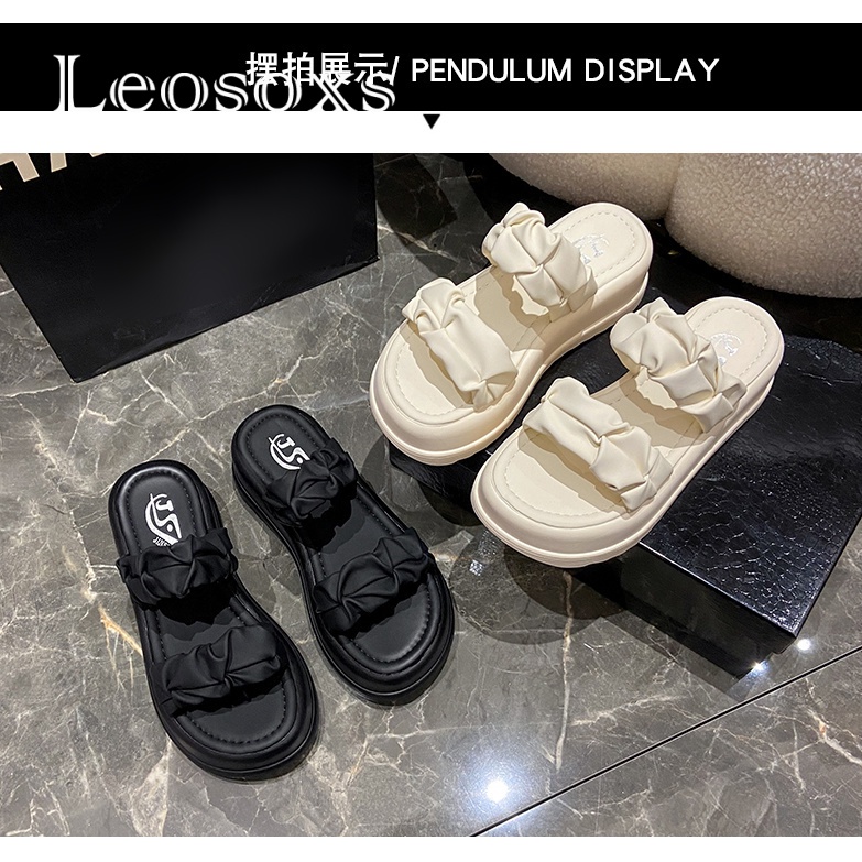 Leosoxs  dép sandal nữ dép bánh mì nữ dép bánh mì Chống Trượt Thời trang Nhẹ Tinh tế Phong cách đơn giản FDL2392R0B38Z230920