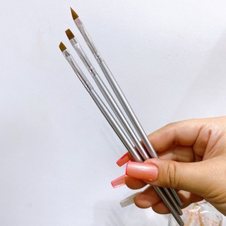 Set 3 cây cọ vẽ trang trí móng nail 0372