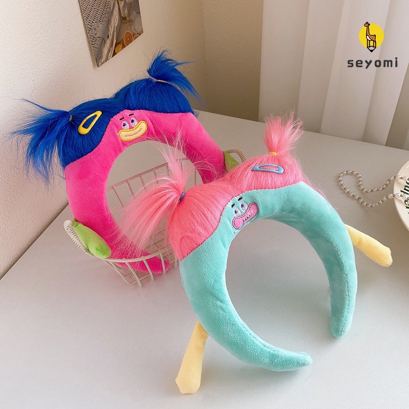 Băng Đô Cài Tóc Hình Biểu Tượng Cảm Xúc Xúc Xích Xốp Vui Nhộn Cho Nữ