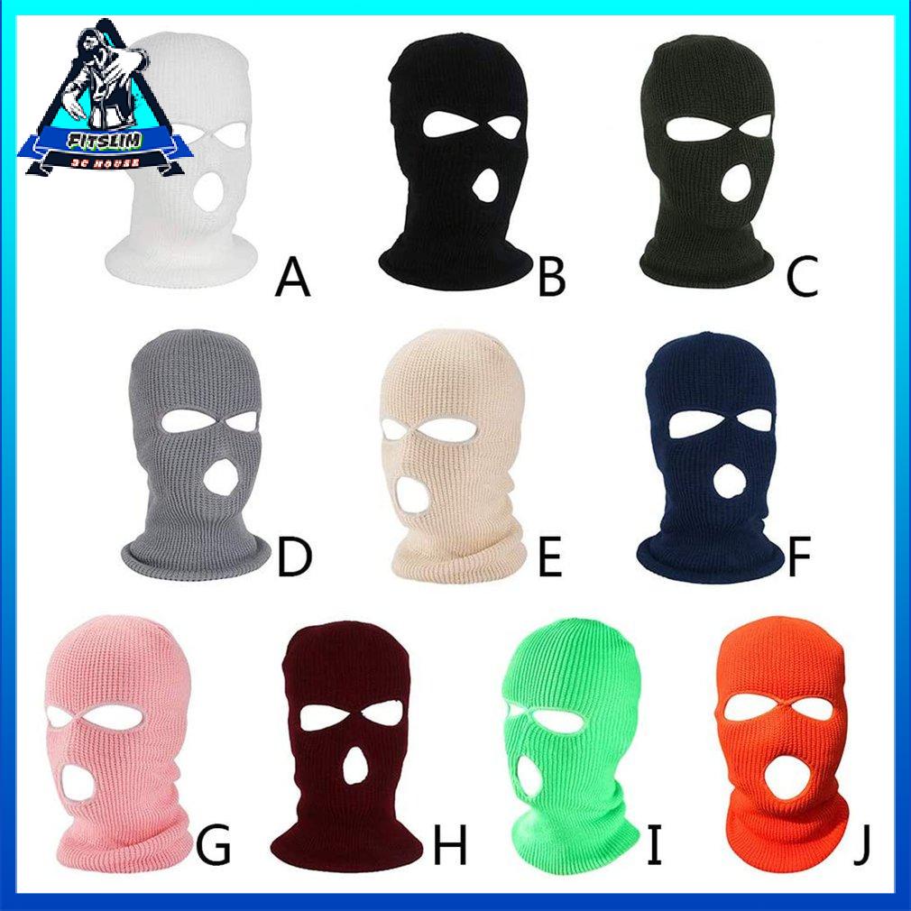 Ski Mask 3 Holes Outdoor Riding Adultmth Windproof Bicycle Masks