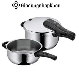 Set nồi áp suất đôi wmf perfect, dung tích 4,5l + 3l, bền đẹp, made in germany, giadungnhapkhau19