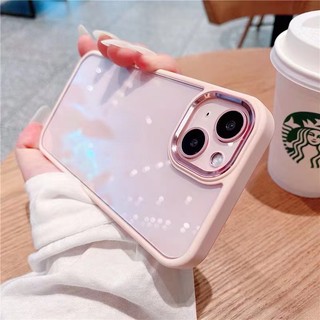 Trong Suốt Ốp Điện Thoại Kim Loại Cứng Chống Sốc Chống Rơi Bảo Vệ camera Cho iphone 15 pro max 14 pro max 13 12 11 pro max