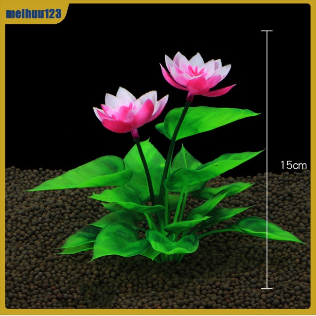 Mei Hoa Sen Giả Trang Trí Bể Cá