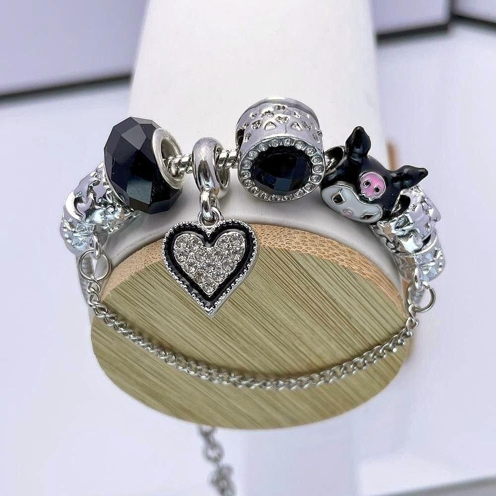 Vòng Tay Nữ Giai Điệu kuromi Màu Hồng