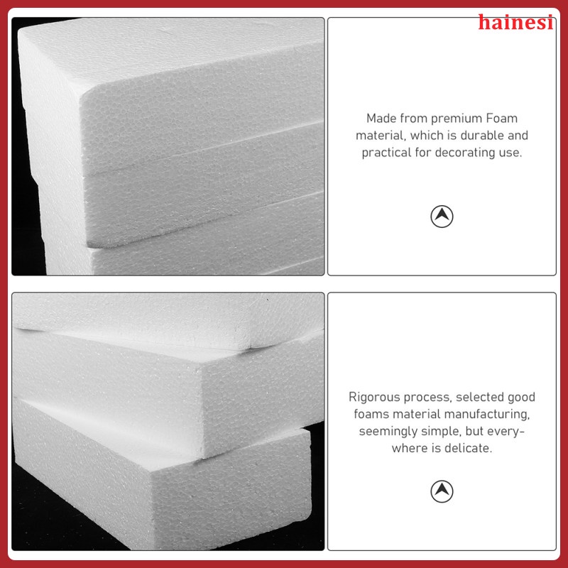 Bộ 4 Khối Xốp Hình Chữ Nhật Trang Trí Đám Cưới