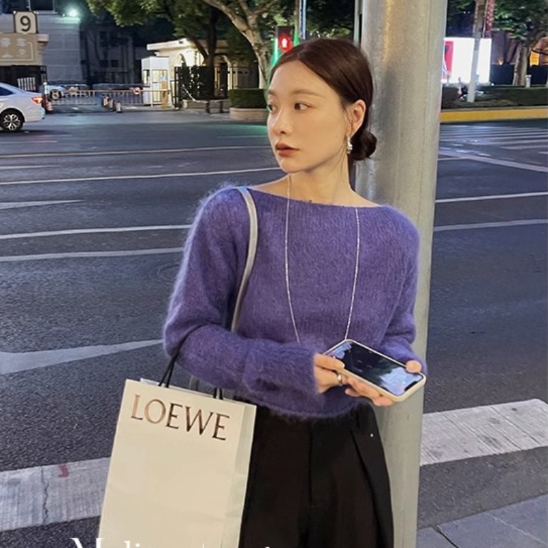 Áo len nữ Áo Len Dài Tay Thiết Kế Mới Thời Trang Dành Cho Mùa Thu Đông áo len croptop