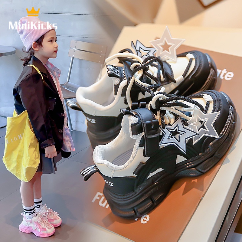 ZOOMSTAR giày thể thao bé gái giày  cho bé gái Mềm mại và thoải mái xuất hiện thời trang 2023 NEW RYD23936OA 38Z230923