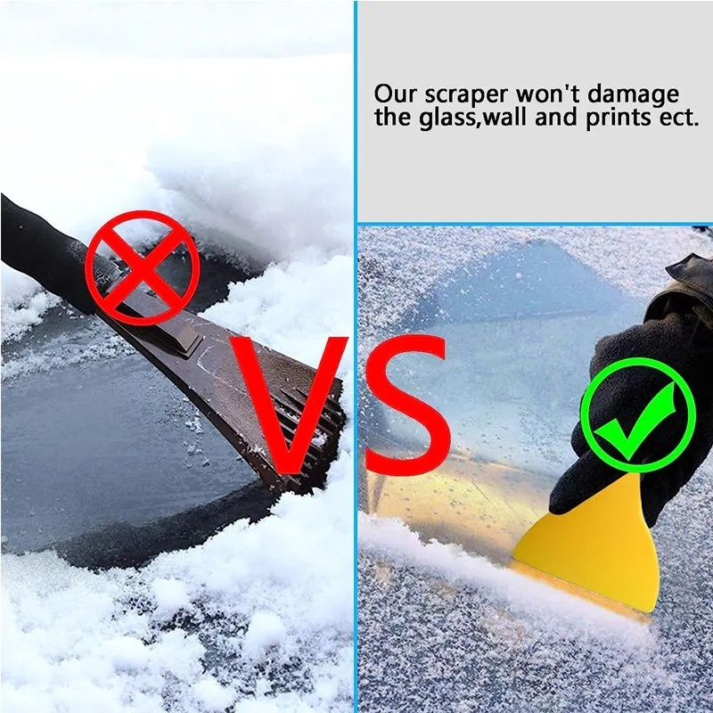 Phụ Kiện Tạo Kiểu Tự Động Xe Hơi / Tấm Phim Tam Giác Bằng Nhựa vinyl Màu Vàng / Cạo Phim Dán Đèn Xe Hơi / Kính Cửa Sổ Di Động