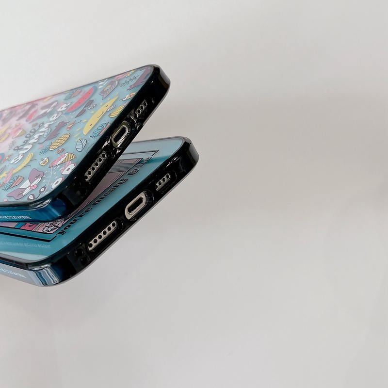 Ốp Điện Thoại Nhựa acrylic Cứng Màu Kẹo gradient Hình Trái Cây Cho iphone 15 14 11 12 13 pro max