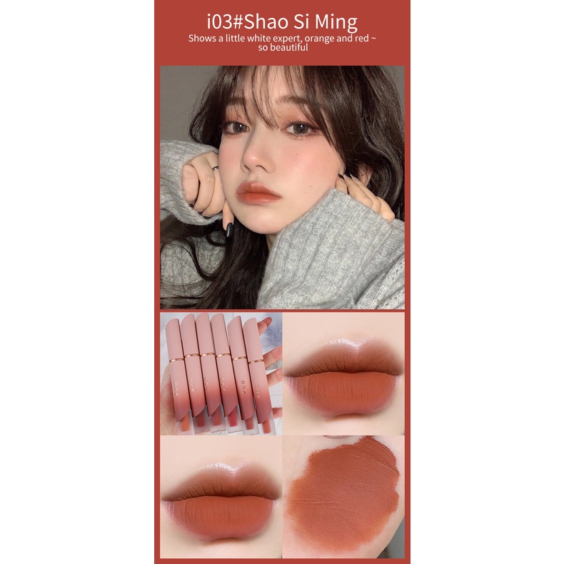 Son Lì 6 Màu Sắc Tùy Chọn Không Nhuộm 2.1g