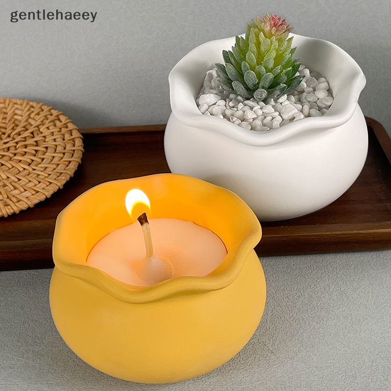 Khuôn silicone Làm Chậu Hoa / Bình Hoa Bằng Nhựa resin Xi Măng diy