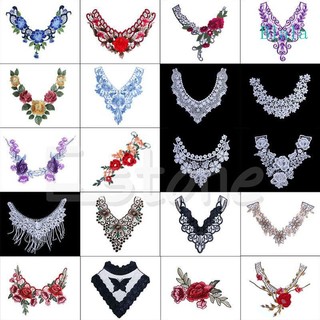 Dải dây ren thêu hoa cổ áo trang trí mới