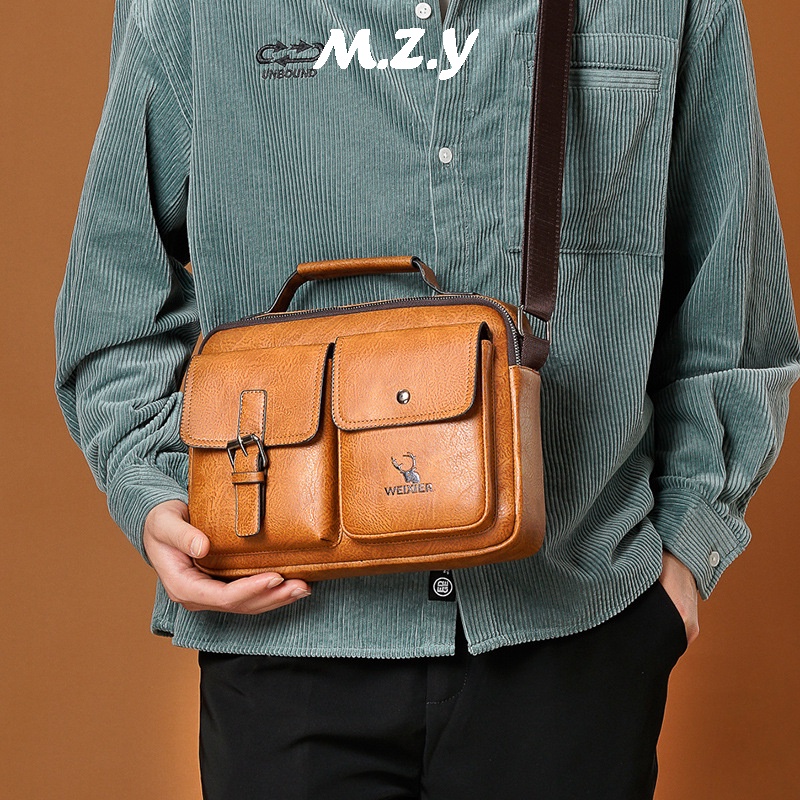 JINRU túi nam đeo chéo to túi nam thời trang 2023 NEW túi nam đeo chéo Fashion Vintage Đa chức năng nhiều màu sắc để lựa chọn NDJ2393HS239Z230927