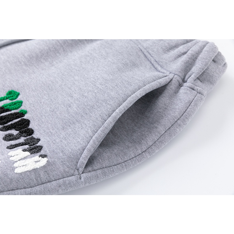 Trapstar-xanh Quần Lót Bông Thêu Màu Xanh Lá Và Đen Thoải Mái Mặc Hàng Ngày Thanh Lịch Lên Trên Cơ Thể Tốt Kiểu unisex