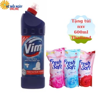 Chai Vim 880ml Tẩy ToiLlet Tặng Túi 600ml