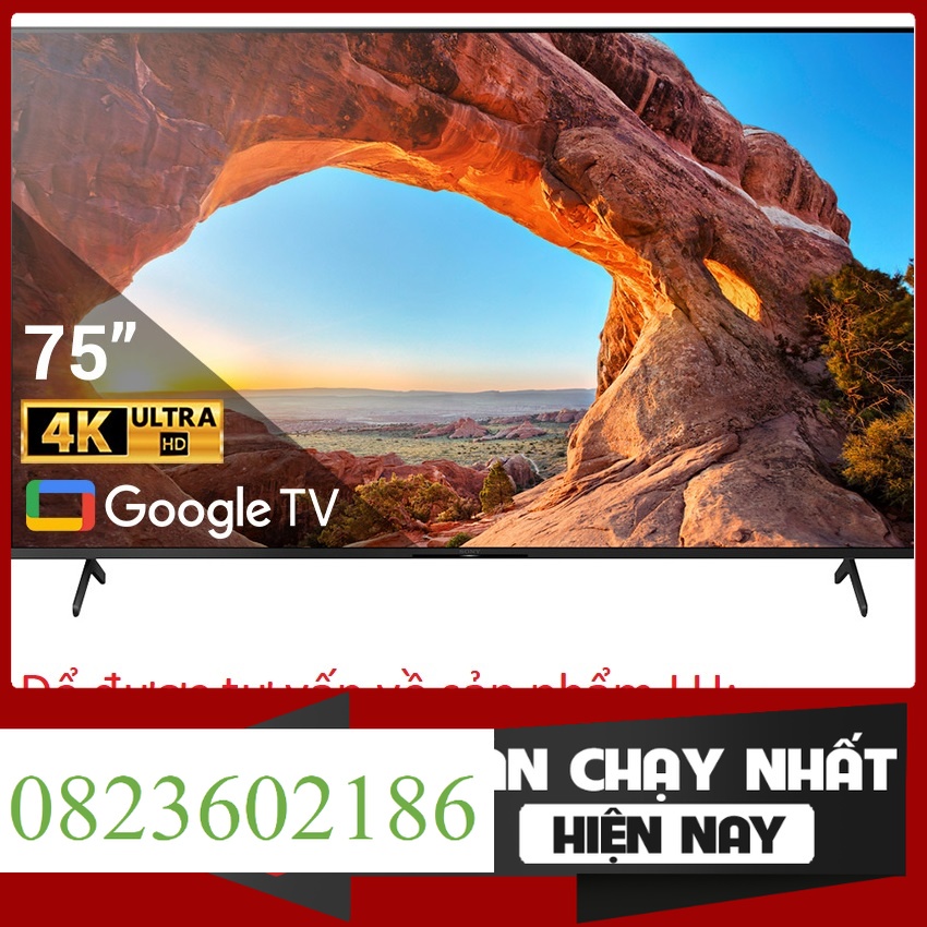 Smart Tivi Sony 75 Inch 4K UHD KD-75X86J &lt; Chính hãng BH:24 tháng tại nhà toàn quốc&gt; &gt;