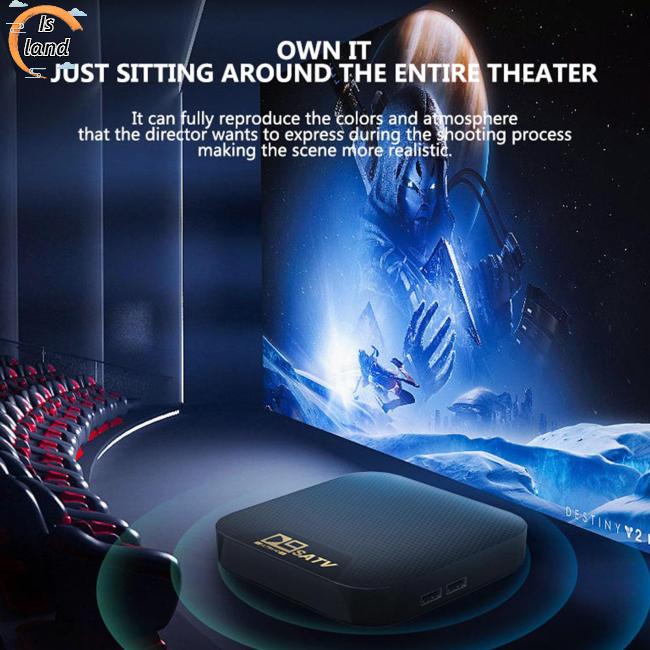 Thiết Bị Phát Đa Phương Tiện d9s 4k cortex-a53 quad core cpu mali-450 750mhz gpu tv box Thông Minh