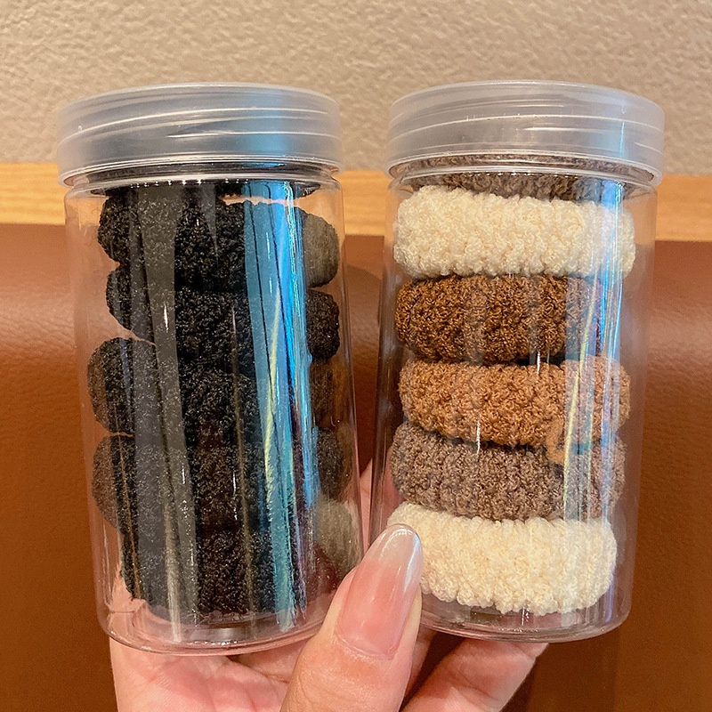 Mới Dây Cột Tóc Cao Su Dày Co Giãn Thiết Kế Đơn Giản Cho Nữ