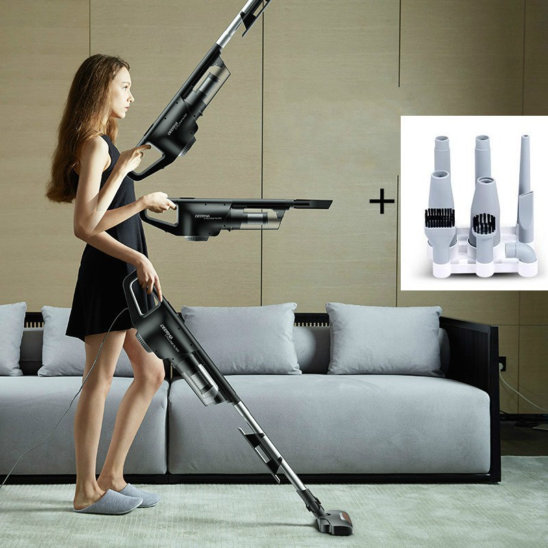 Máy Hút Bụi Deerma DX115C Công Suất 600W 15kpa tiện lợi chính hãng - Minh Tín Shop