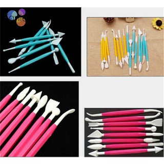 Bộ 8 dụng cụ tạo hình đất sét polymer bằng nhựa polymer cho bé