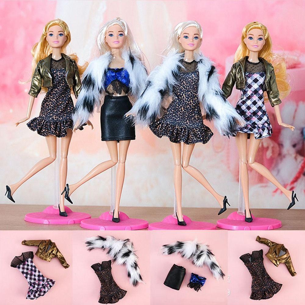 Bộ Quần Áo Thời Trang Mùa Đông Cho Búp Bê Barbie 1 / 6 / 29~32 cm myrong1hd