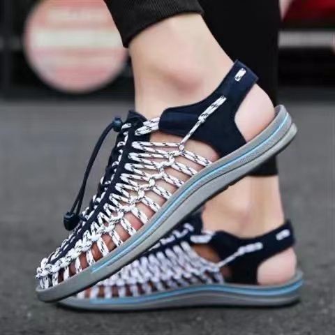 Dép Sandal Bằng Da Thật Thời Trang Mùa Hè 2023 Dành Cho Nam