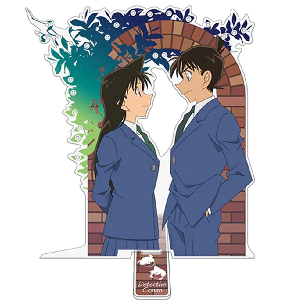 Mô hình Standee Detective Conan Ran Haibara Ai Hattori Heiji Kaitou Kiddo Acrylic Phụ kiện trang trí để bàn góc học tập