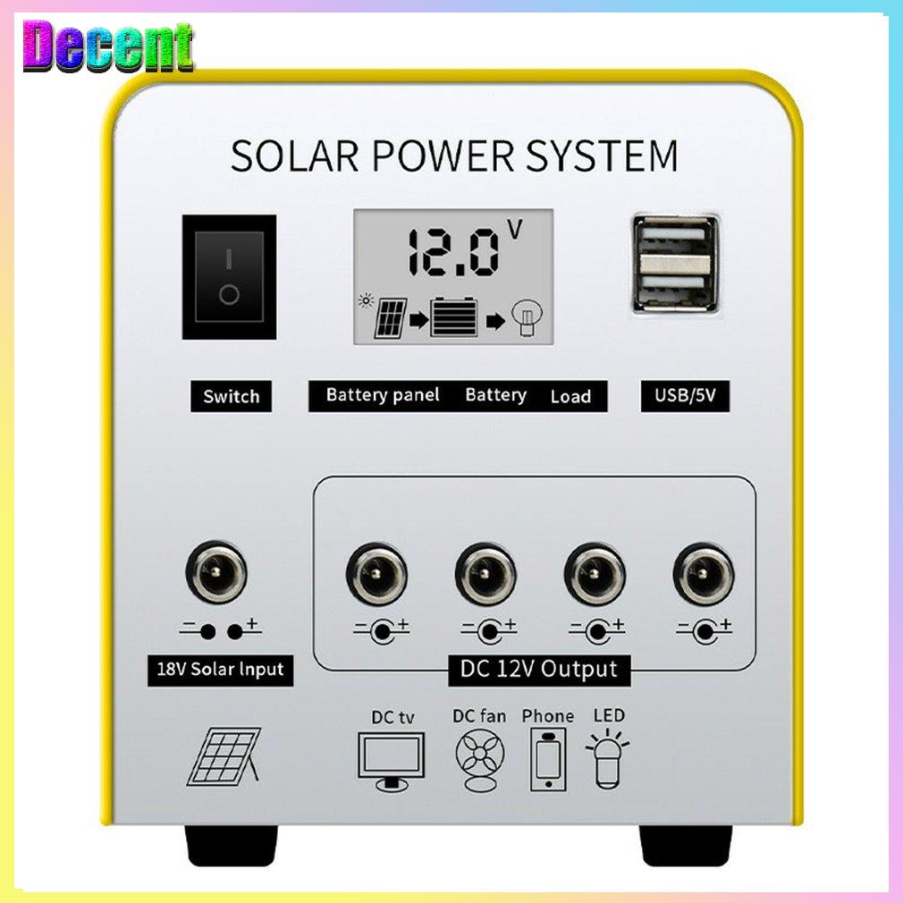 Solar Power System Hardened Shell Ideal Sine Wave For Picnic Camping{v\318]
