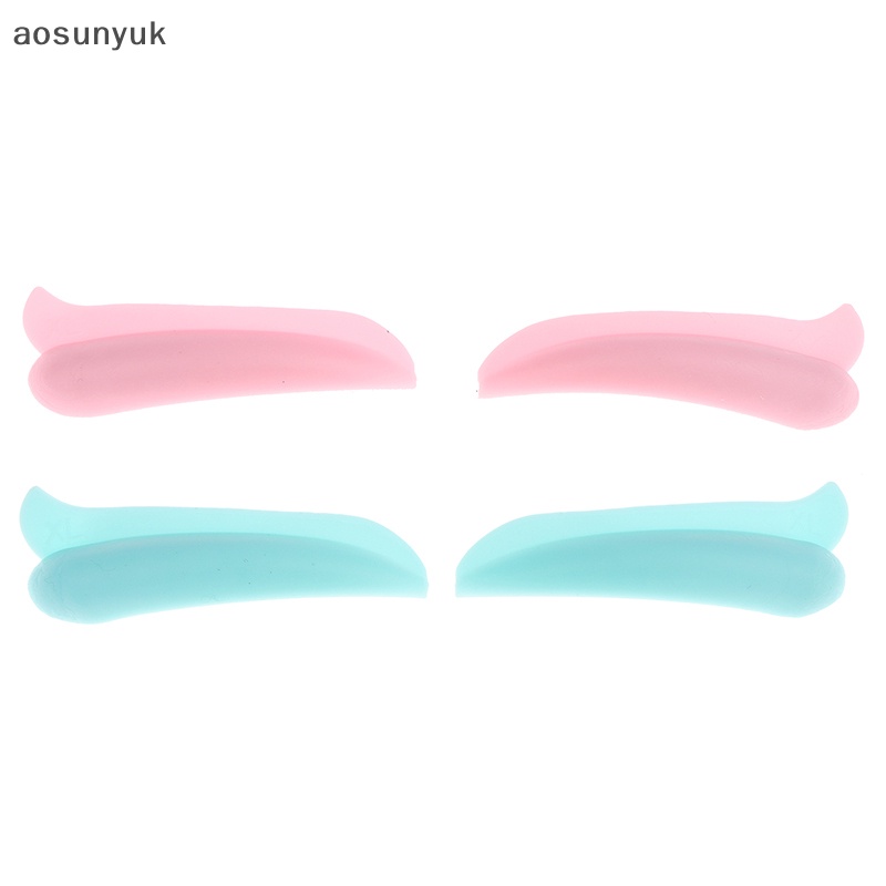 Aosunyuk Set 4 / 5 Cặp Đệm silicone Nhiều Màu Sắc Hỗ Trợ Nối Mi Có Thể Tái Sử Dụng