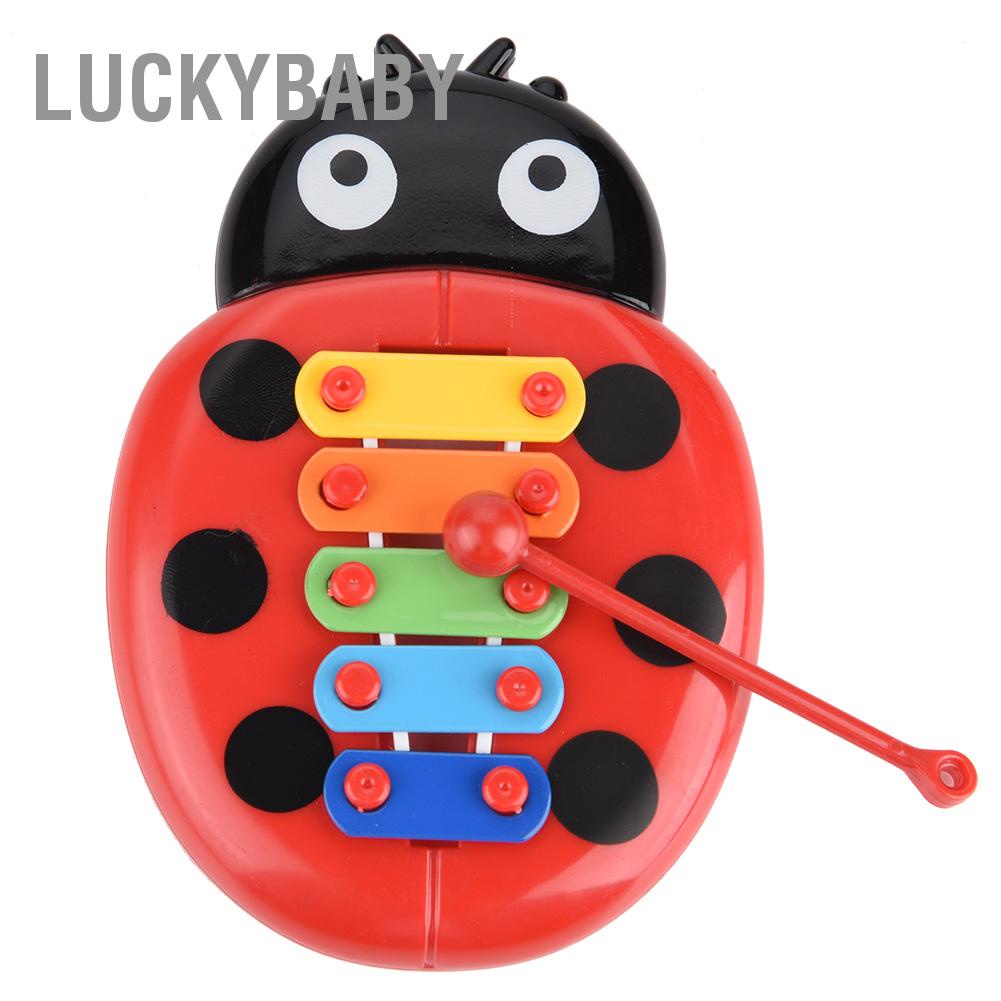 LUCKYBABY Quà tặng nhạc cụ cho bé Xylophone Beetle Đồ chơi trẻ em phát triển giáo dục