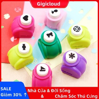 Dụng Cụ Bấm Lỗ Giấy Thủ Công diy Hình Hoa gigicloud mini
