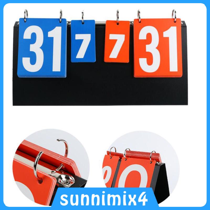 Bảng Ghi Điểm 4 Chữ Số Chuyên Dụng Cho Chơi Bóng Bàn / Bóng Rổ / Bóng Đá