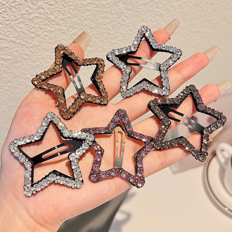 Kẹp Tóc Ngôi Sao Đơn Giản Thời Trang Hàn Quốc Cao Cấp Dành Cho Nữ