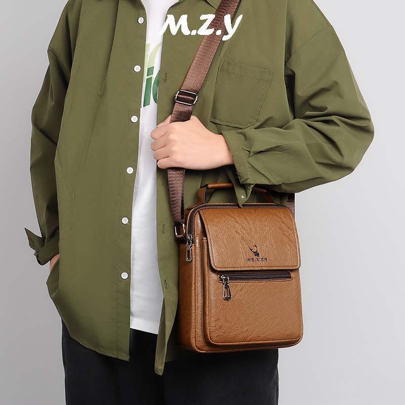 JINRU túi nam đeo chéo to túi nam thời trang 2023 NEW túi nam đeo chéo  unisex INS  thích hợp sử dụng hàng ngày công sở NDJ2393HPT 41Z231012