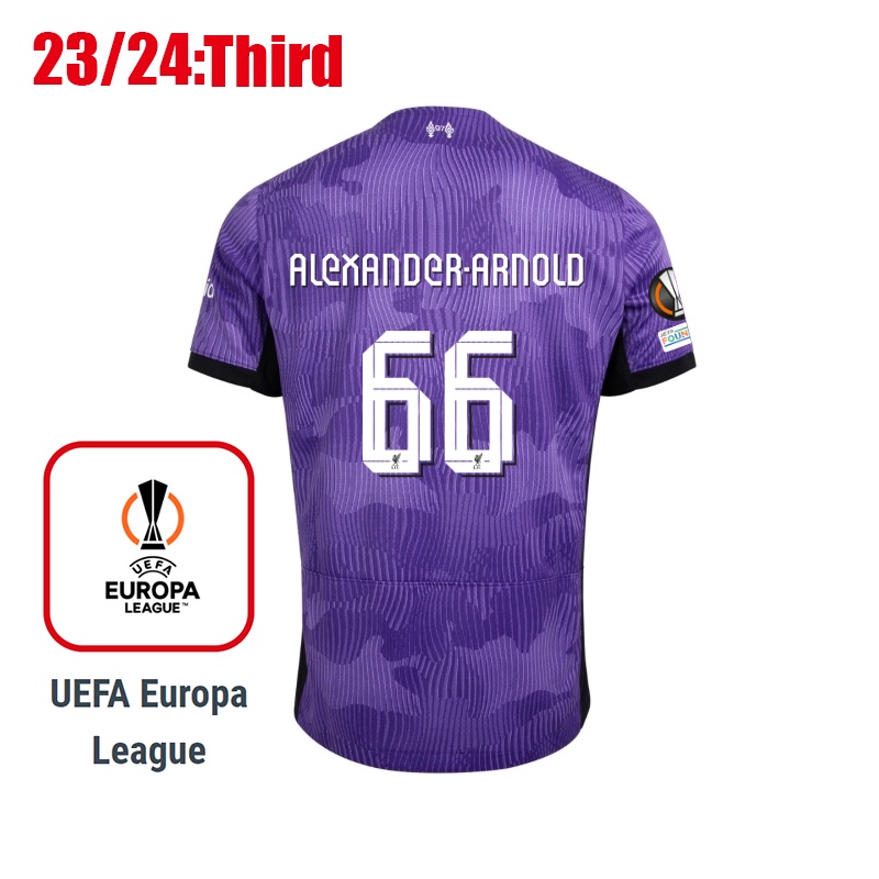 Áo Thun Bóng Đá Sân Khách liverpool 23 / 24  2023 / 2024 m.salah mac allister luis diaz Virus darwin Szoszlai