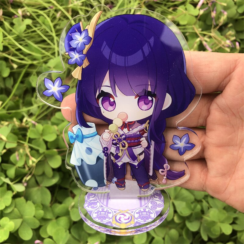 Mô hình standee Game Genshin Impact Alhaitham Yaoyao Beelzebul Yae Miko Klee tượng acrylic anime chibi mô hình trưng bày