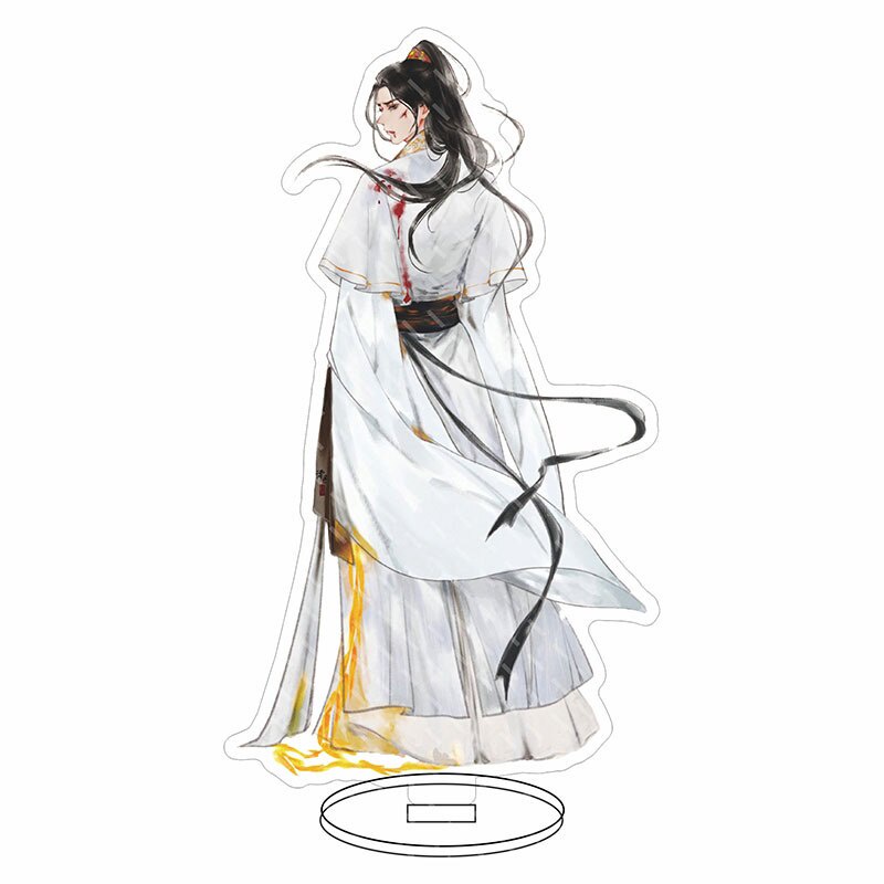 Mô hình Standee Husky và sư tôn mèo trắng của hắn Sở Vãn Ninh Mặc Nhiên Tiết Mông Sư Muội để bàn acrylic trong suốt