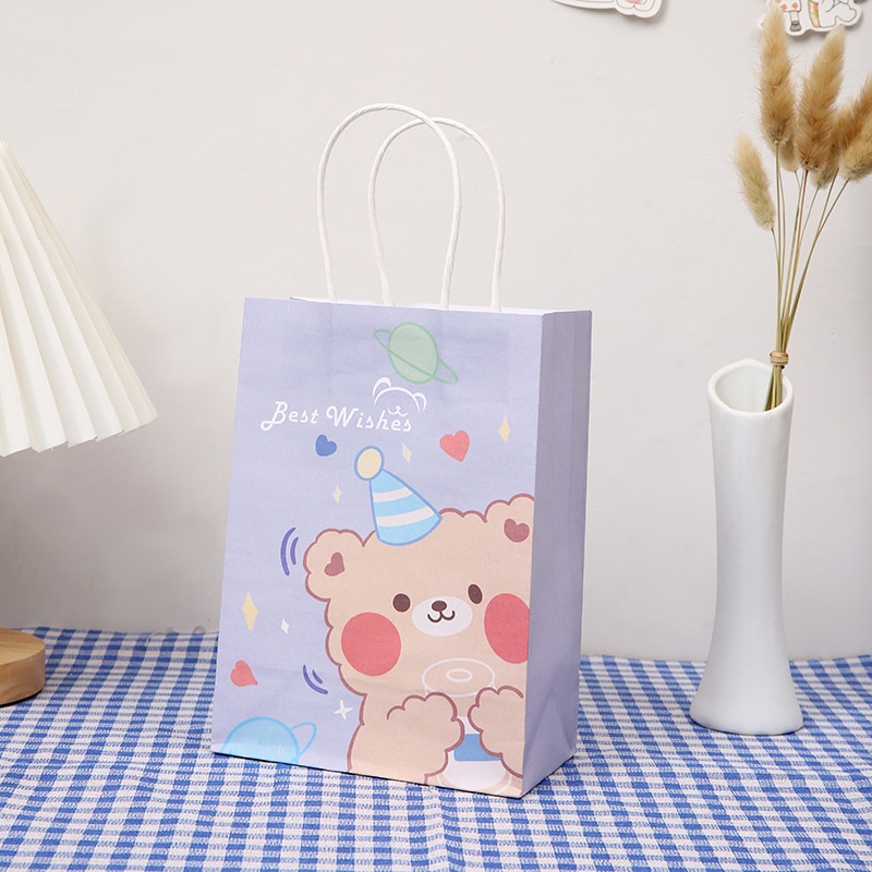 Túi Đựng Quà Sinh Nhật Kiểu Hoạt Hình Dễ Thương Cho Bé