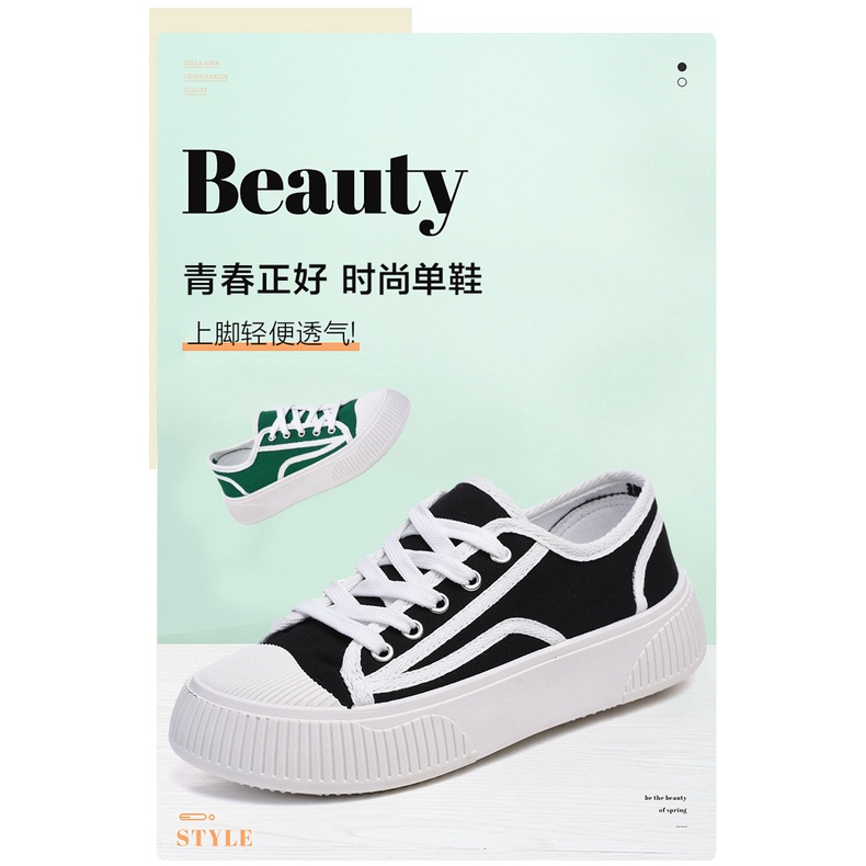 Giày Thể Thao Vải canvas Đế Dày Thoải Mái Thời Trang Xuân Thu 2023