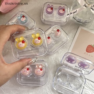 Th no need to Nắp Vặn Với Vòng Cao Su Hoạt Hình Ba Chiều Trang Trí Kính Áp Tròng Dễ Thương vn
