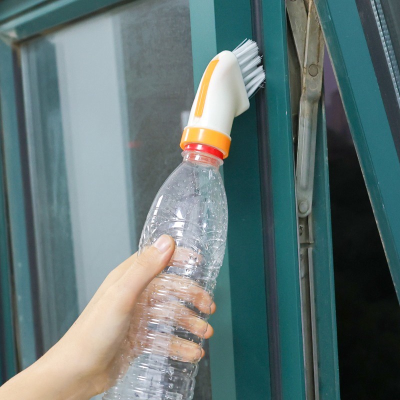 Bàn Chải Vệ Sinh Khe Cửa Sổ / Sàn Nhà Tắm / Nhà Bếp Đa Năng Có Thể Kết Nối Với Bình Nước Khoáng Làm Sạch Sâu