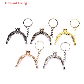 1 khung kim loại 5cm làm móc khóa / ví tiền xu diy